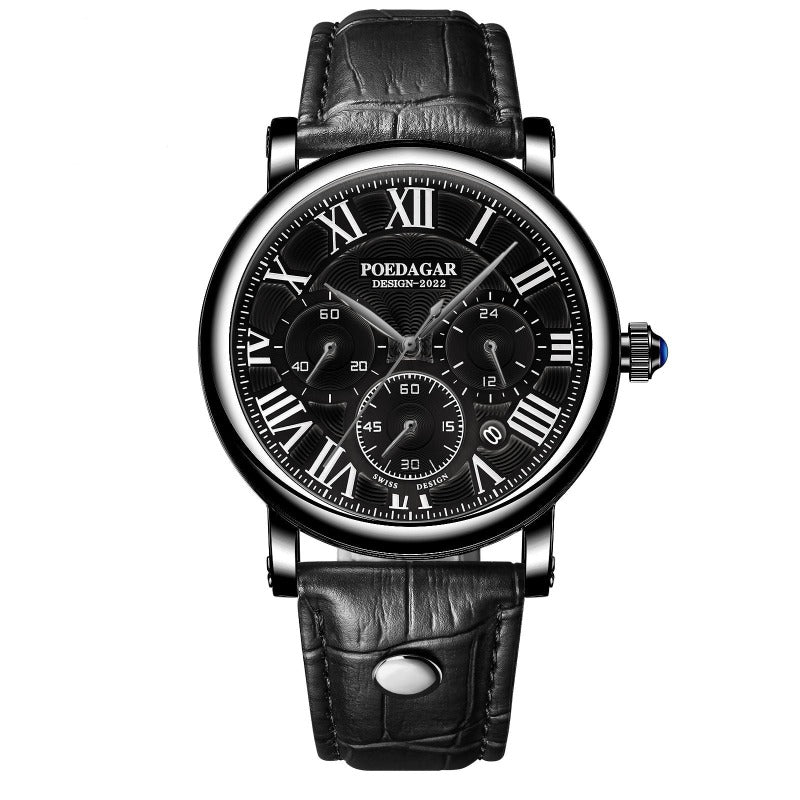 Luxuriöser Chronographuhr im Casual-Stil