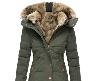 Bella – Gemütlicher Wintermantel mit Fellfutter