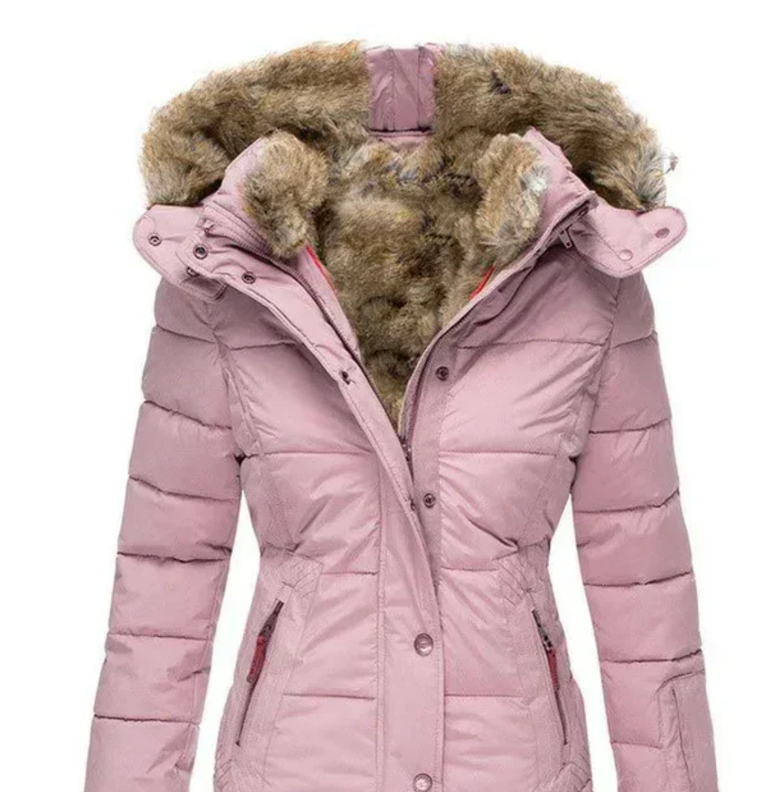 Bella – Gemütlicher Wintermantel mit Fellfutter
