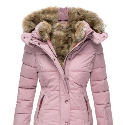 Bella – Gemütlicher Wintermantel mit Fellfutter