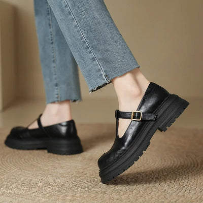 Mary Janes - Eleganter Lederschuh