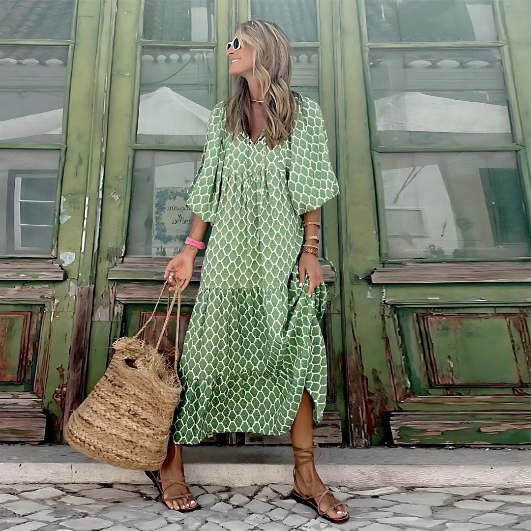 Boho-Frühlingskleid