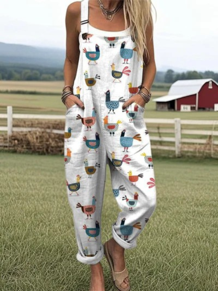 Anita - Vintage Frühlings-Overall