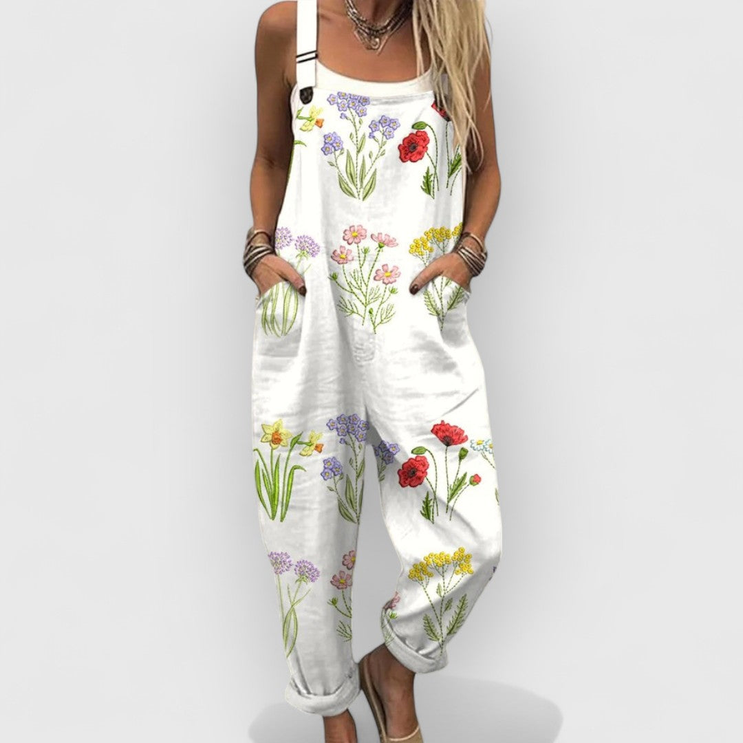 Belinda™ - Zeitlose Blumen-Jumpsuit