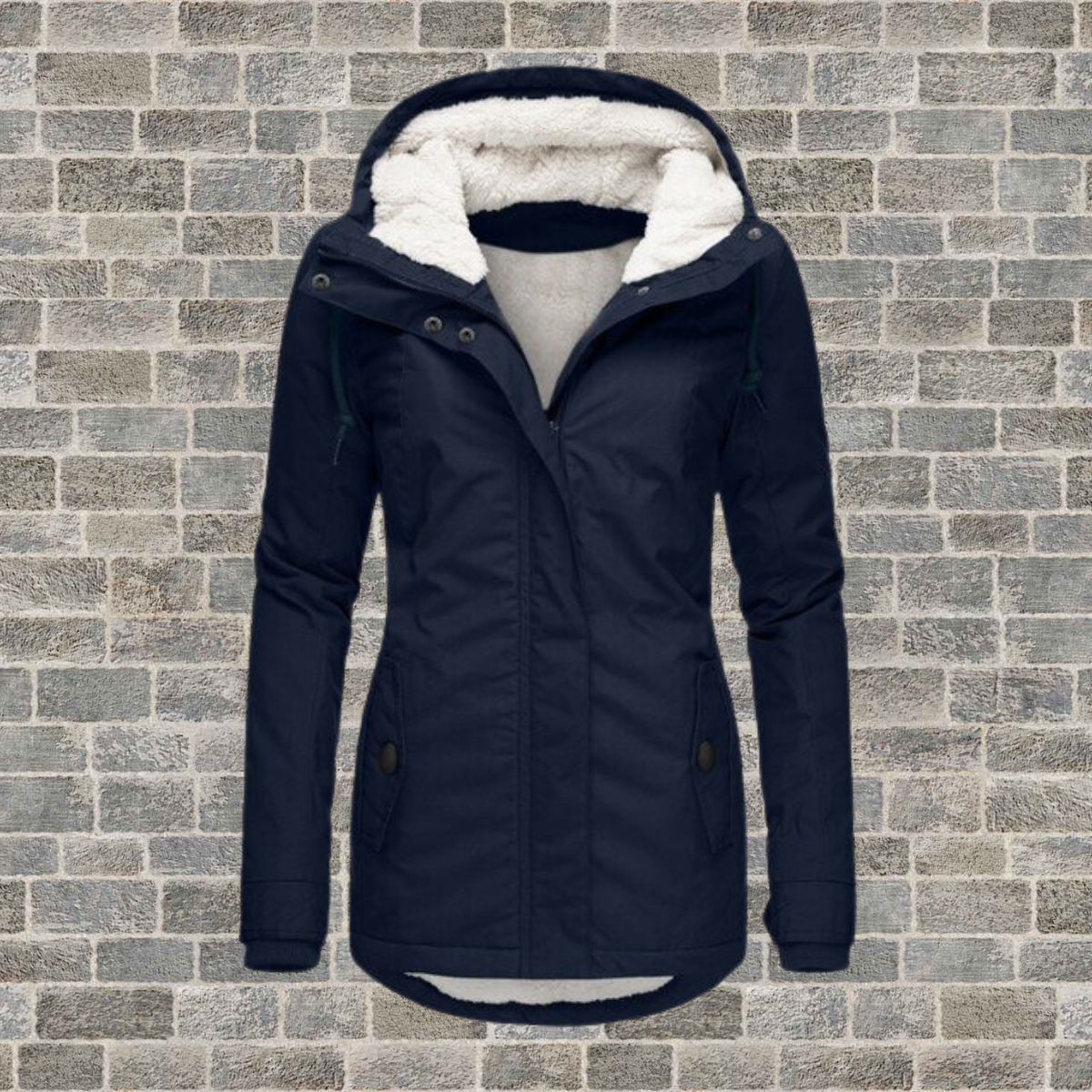 Jenna – Gemütlicher Sherpa-Kapuzenmantel