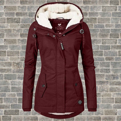Jenna – Gemütlicher Sherpa-Kapuzenmantel