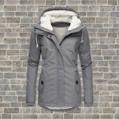Jenna – Gemütlicher Sherpa-Kapuzenmantel