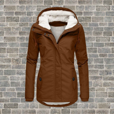 Jenna – Gemütlicher Sherpa-Kapuzenmantel
