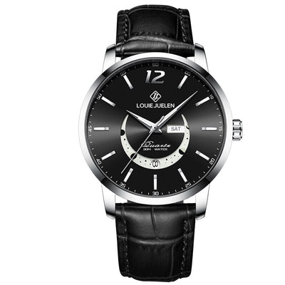 Elegante Luminous Uhr mit Mondphase