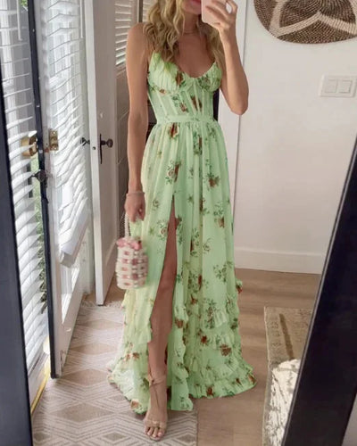 Sonja™ - Midi-Kleid mit Blumenmuster