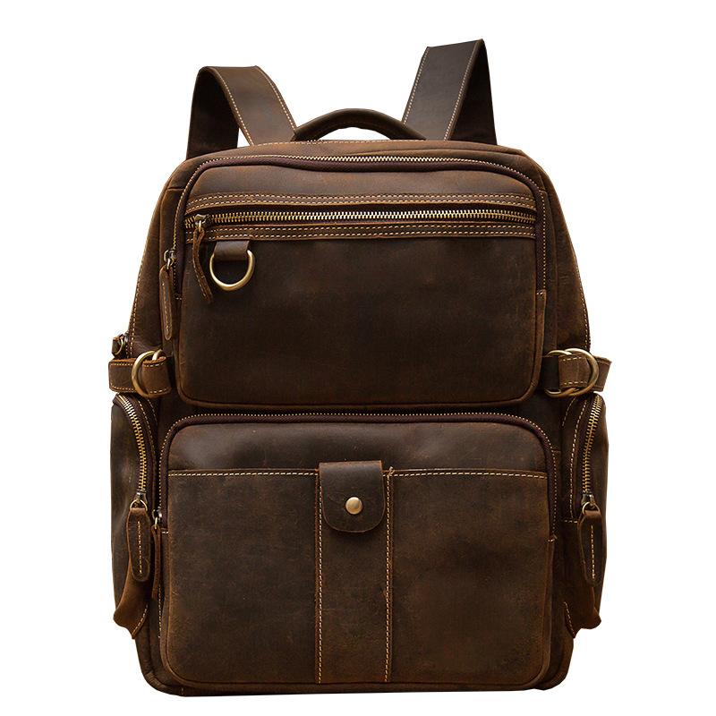 Basel™ - Brauner Lederrucksack