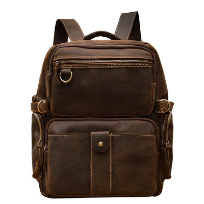 Basel™ - Brauner Lederrucksack