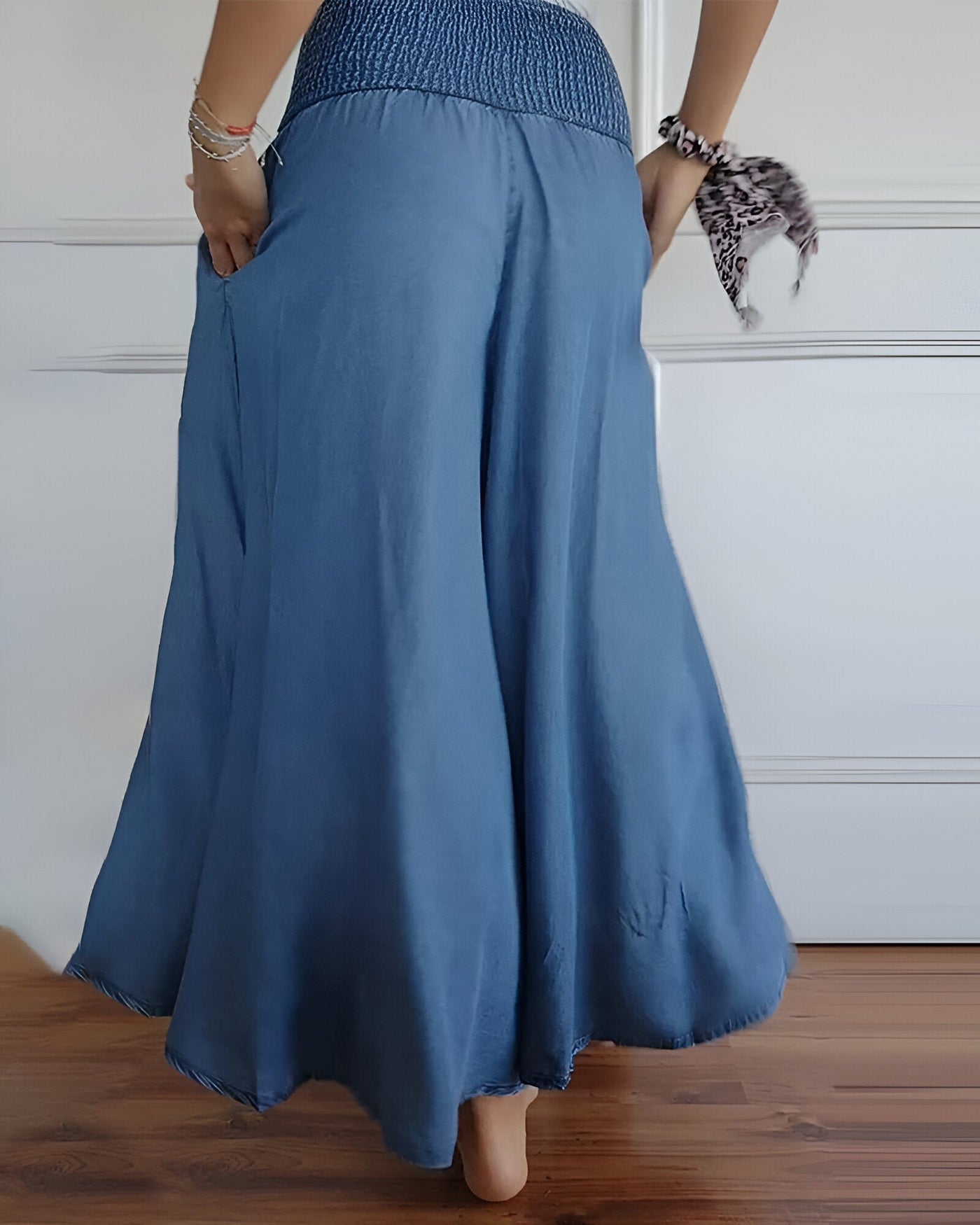 Bequeme Hose mit elastischem Bund