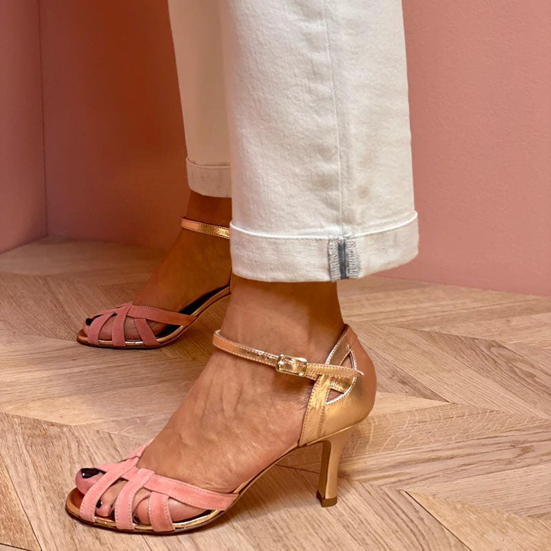 Calista - Sandalen Mit Stiletto-Absatz Und Offener Spitze