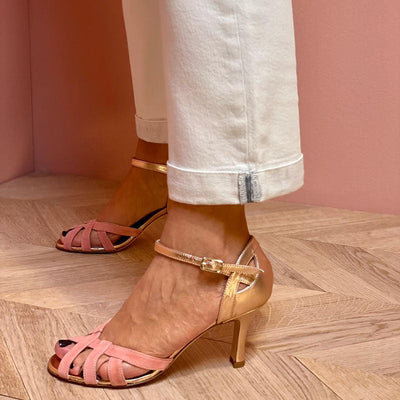 Calista - Sandalen Mit Stiletto-Absatz Und Offener Spitze