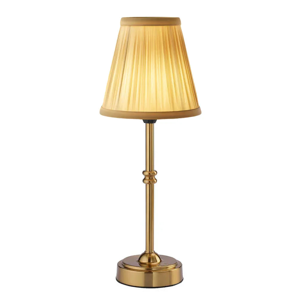 LED Retro Fabric Cordless Tischlampe