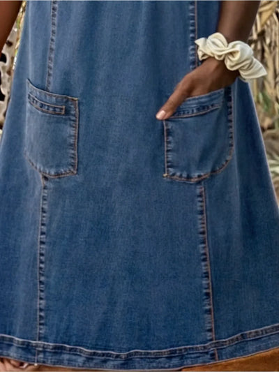 Mathea™ - Weiches Jeanskleid