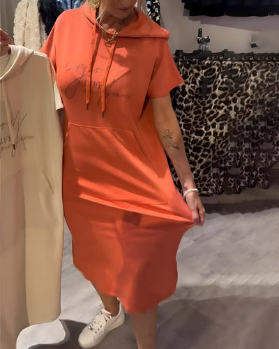 Saskia™ - Lässiges Hoodie-Kleid