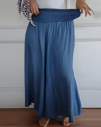Bequeme Hose mit elastischem Bund