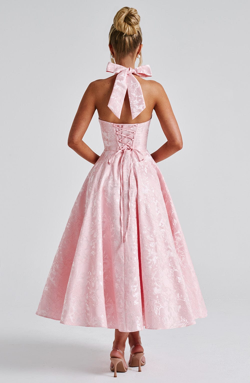 Ara - Midi Kleid mit Neckholder-Ausschnitt