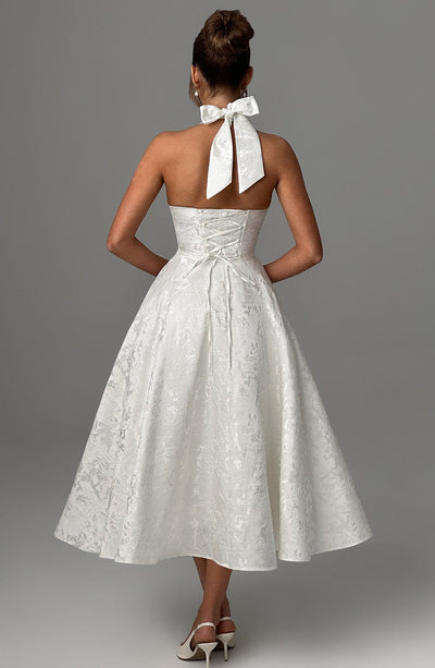 Ara - Midi Kleid mit Neckholder-Ausschnitt