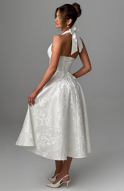 Ara - Midi Kleid mit Neckholder-Ausschnitt