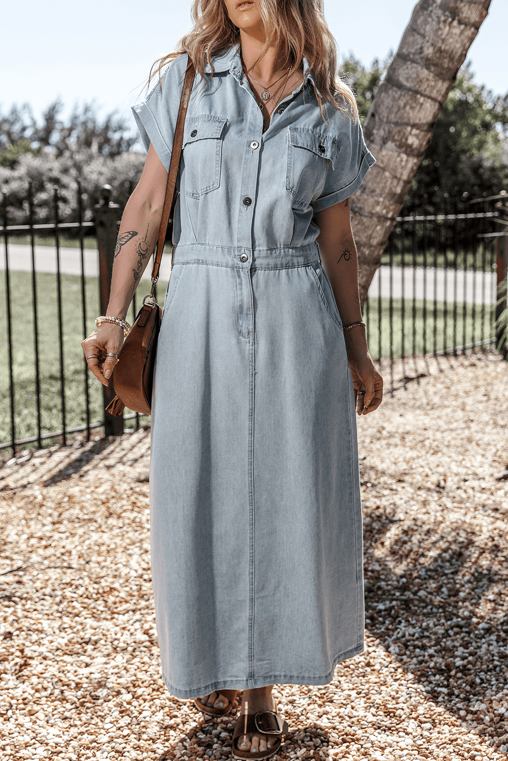 Olivia – Elegantes Kleid mit kurzen Fledermausärmeln