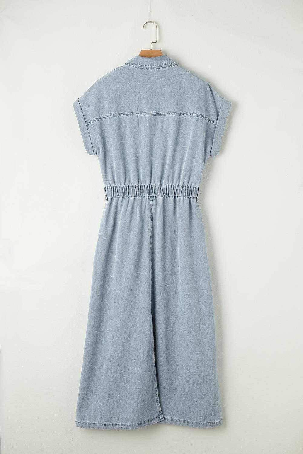 Olivia – Elegantes Kleid mit kurzen Fledermausärmeln