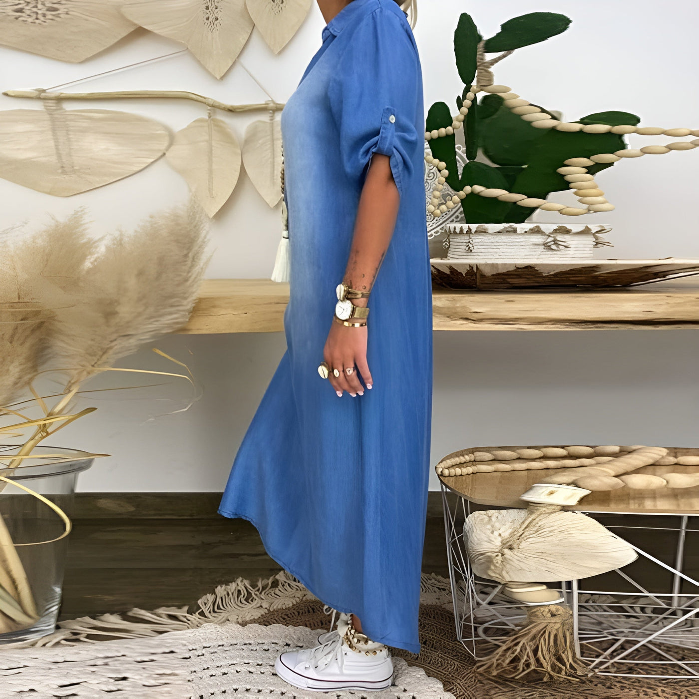 Ella – Kleid mit V-Ausschnitt