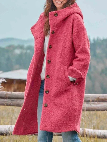 Audrey - Gemütliche Button-Up Outdoor-Jacke
