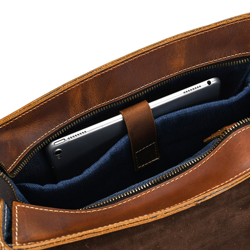 Leder-Cabrio-Rucksack | GIRONA