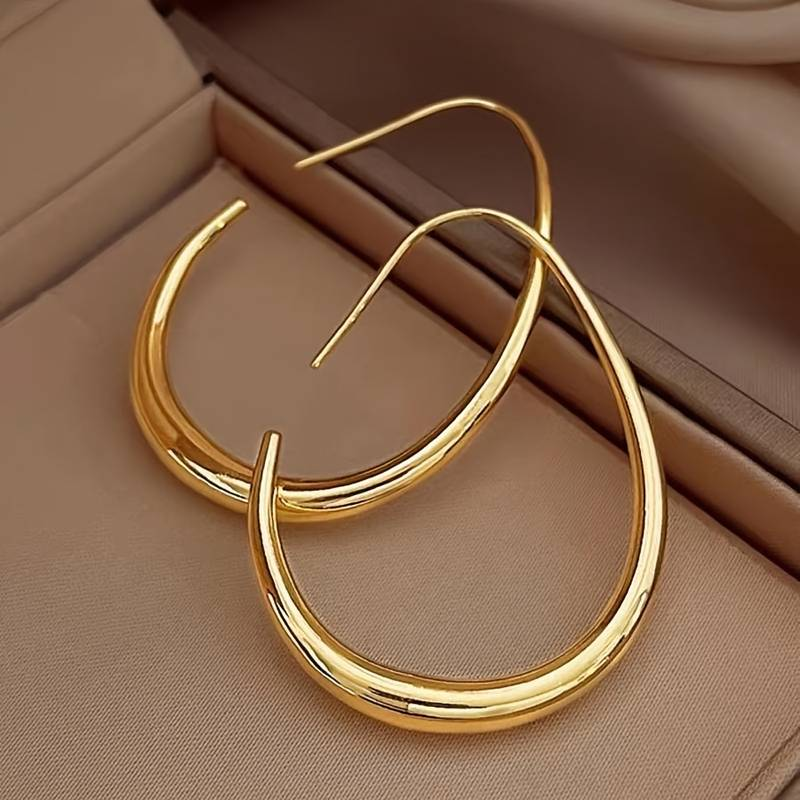 Elegante Vintage-Creolen aus Gold