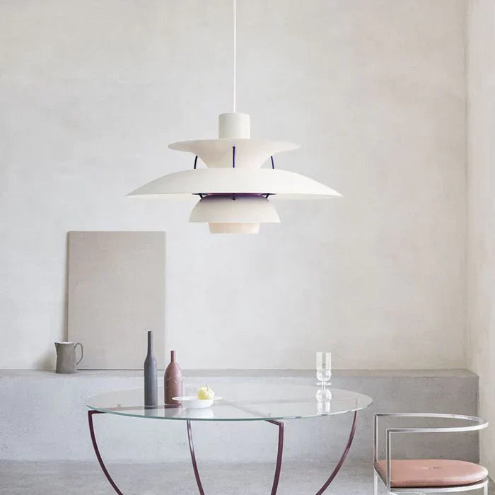 Morandi Moderne LED-Hängelampe mit Schirm