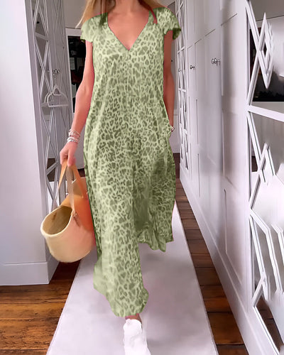 Véronique | Leopardenmuster-Kleid mit schickem Komfort