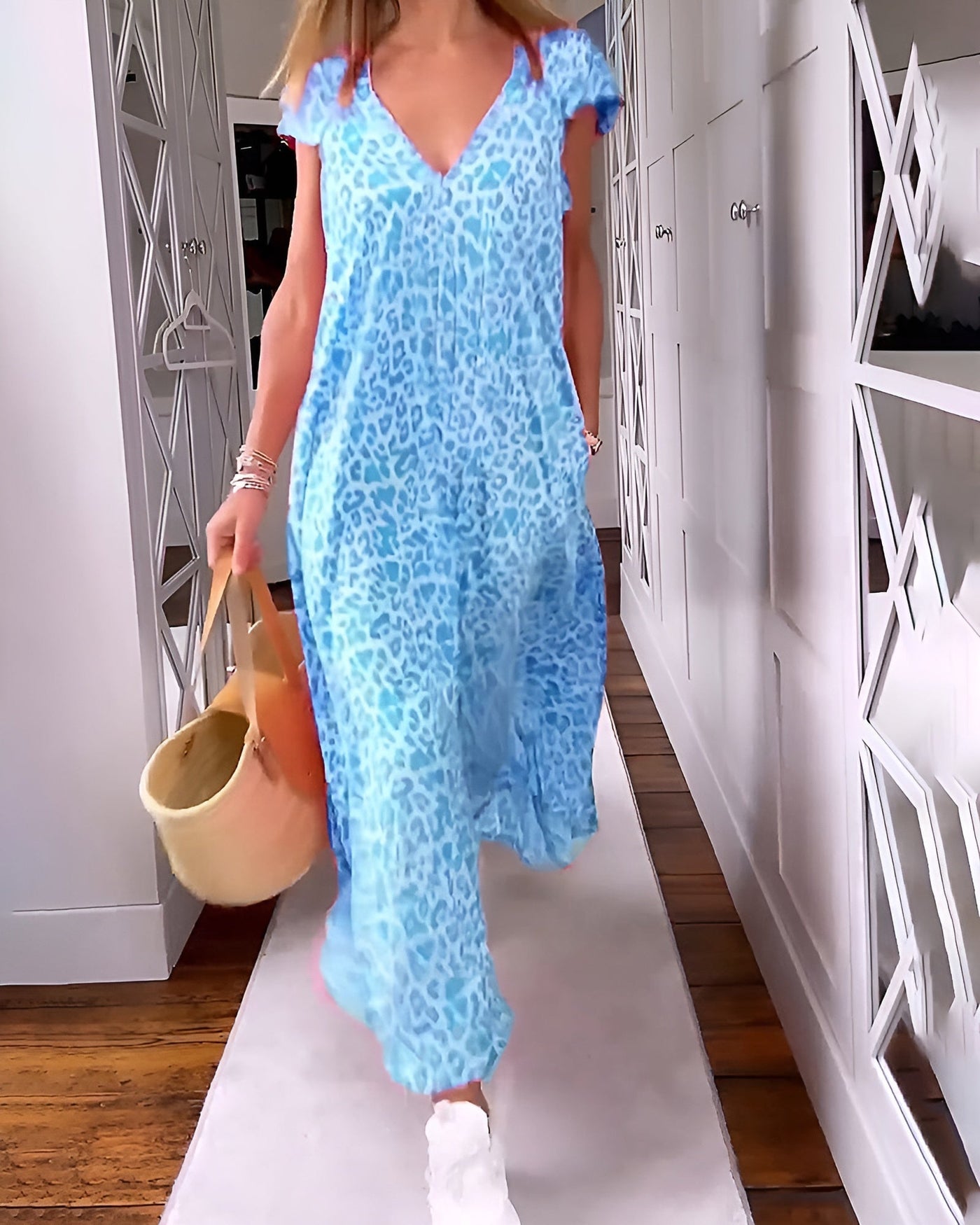 Véronique | Leopardenmuster-Kleid mit schickem Komfort