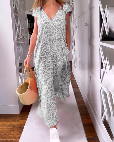 Véronique | Leopardenmuster-Kleid mit schickem Komfort