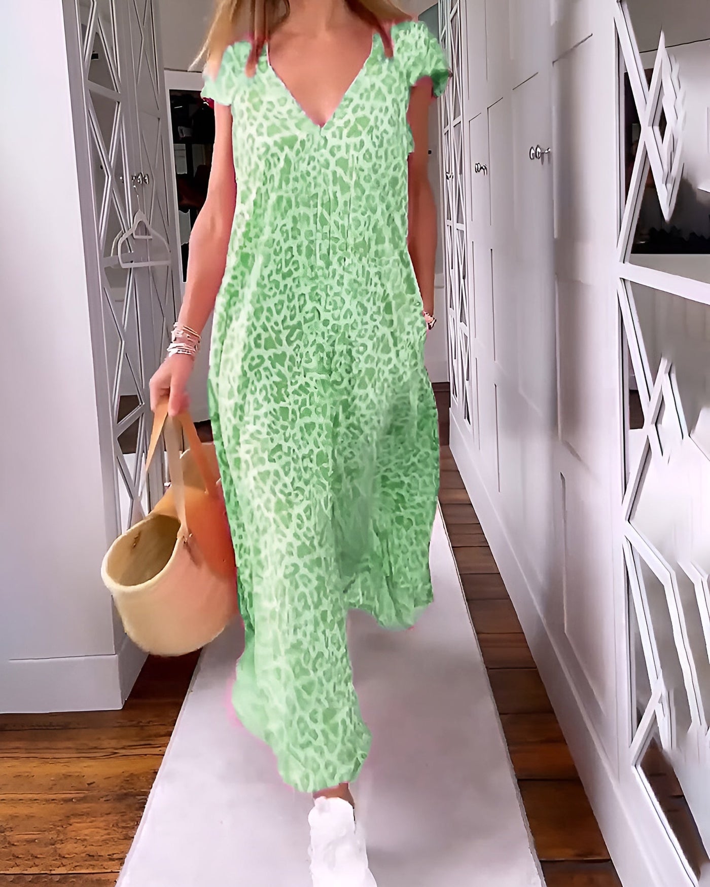 Véronique | Leopardenmuster-Kleid mit schickem Komfort
