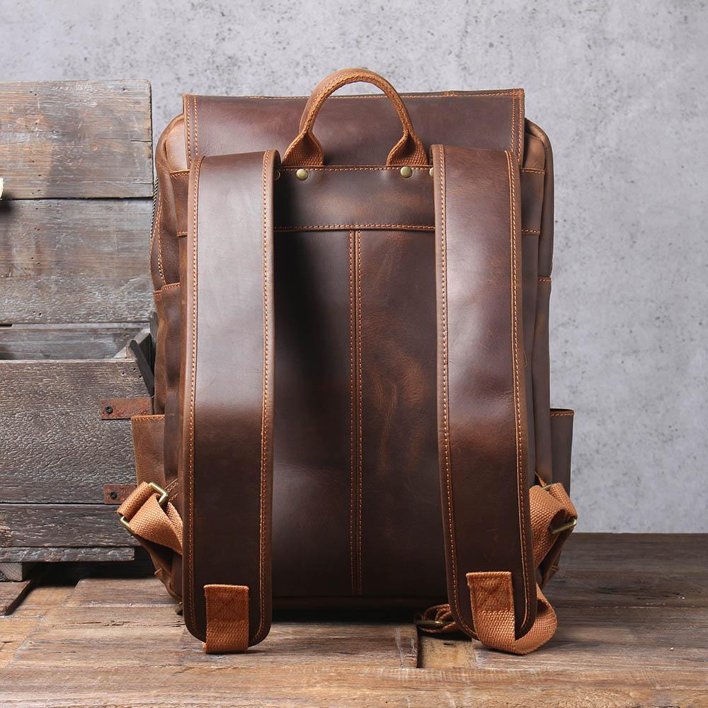 Biefeld™ - Brauner Lederrucksack