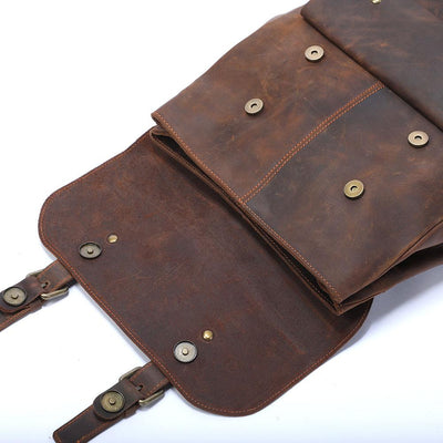 Trosa™ - Vintage Lederrucksack