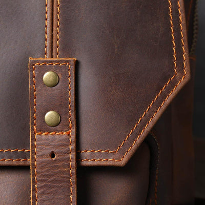 Biefeld™ - Brauner Lederrucksack