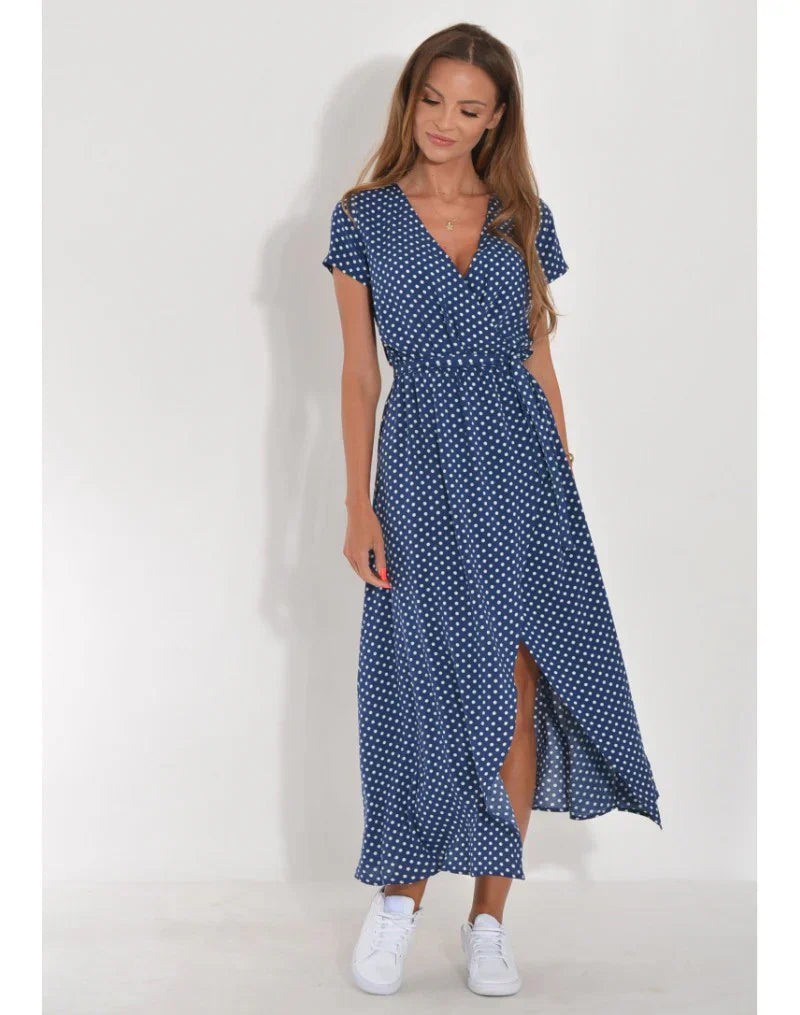 Suzanne™ - Elegantes V-Ausschnitt-Kleid