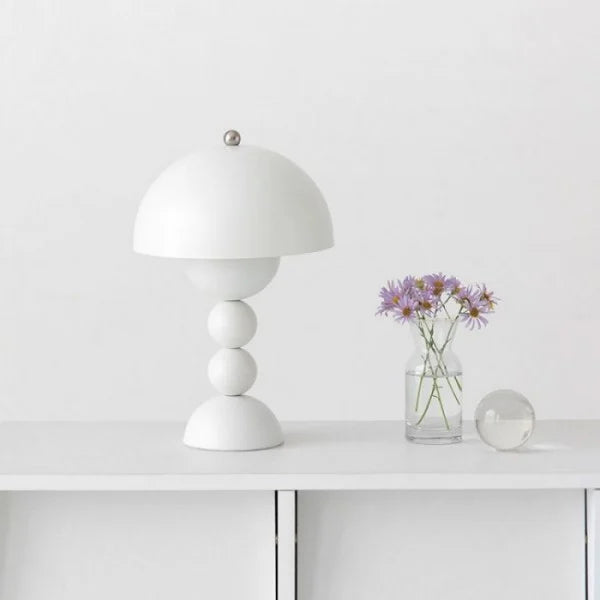 Nordische Blumenknospen Bunte Tragbare Tischlampe
