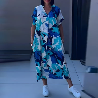 Helena™ - Maxi-Kleid mit buntem Print