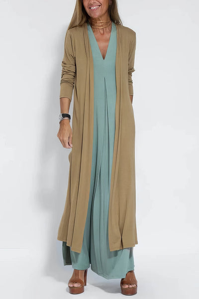 Elodie | Figurformendes Kleid mit passendem Cardigan